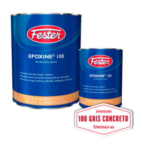 Fester Epoxine 100 gris concreto tratamientos para superficies